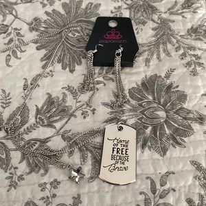 “Home of the Free because of the Brave” necklace.